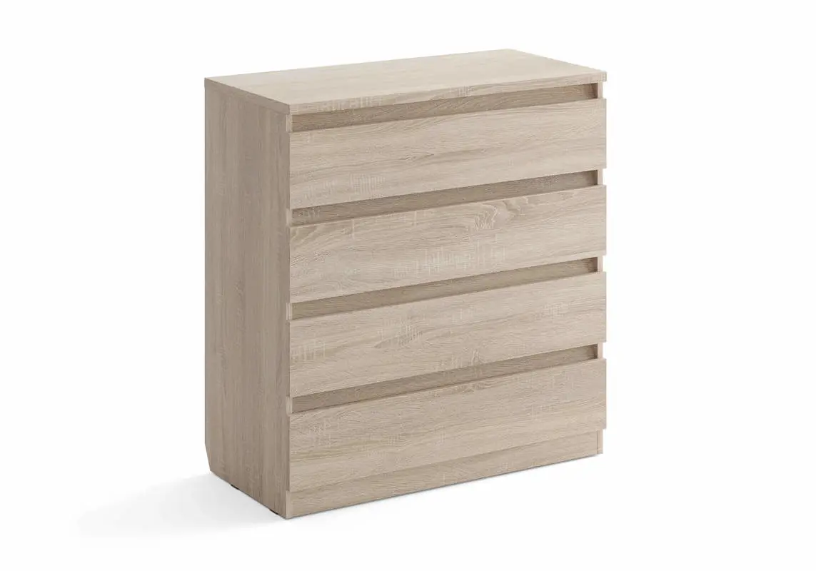 Купить комод Aksel 4 ящика (дуб сонома) Сонум в Санкт-Петербурге по низкой цене